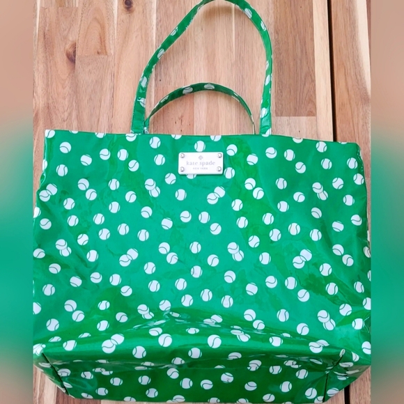 kate spade Bags Rare Kate Spade Tennis Ball Print Tote Poshmark